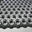 Black Floral Embroidered Beaded Lace Sequin Mesh Fabric