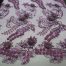 Lavender 3D Beaded Embroidered Lace Sequin Mesh Fabric