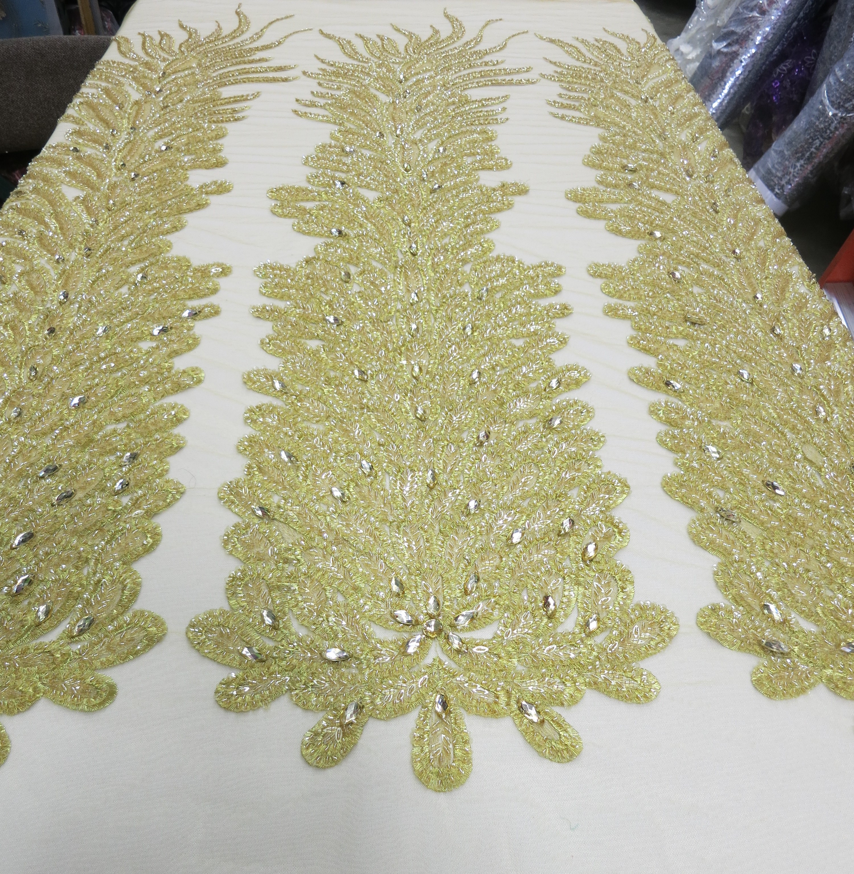 Beaded Lace Fabric